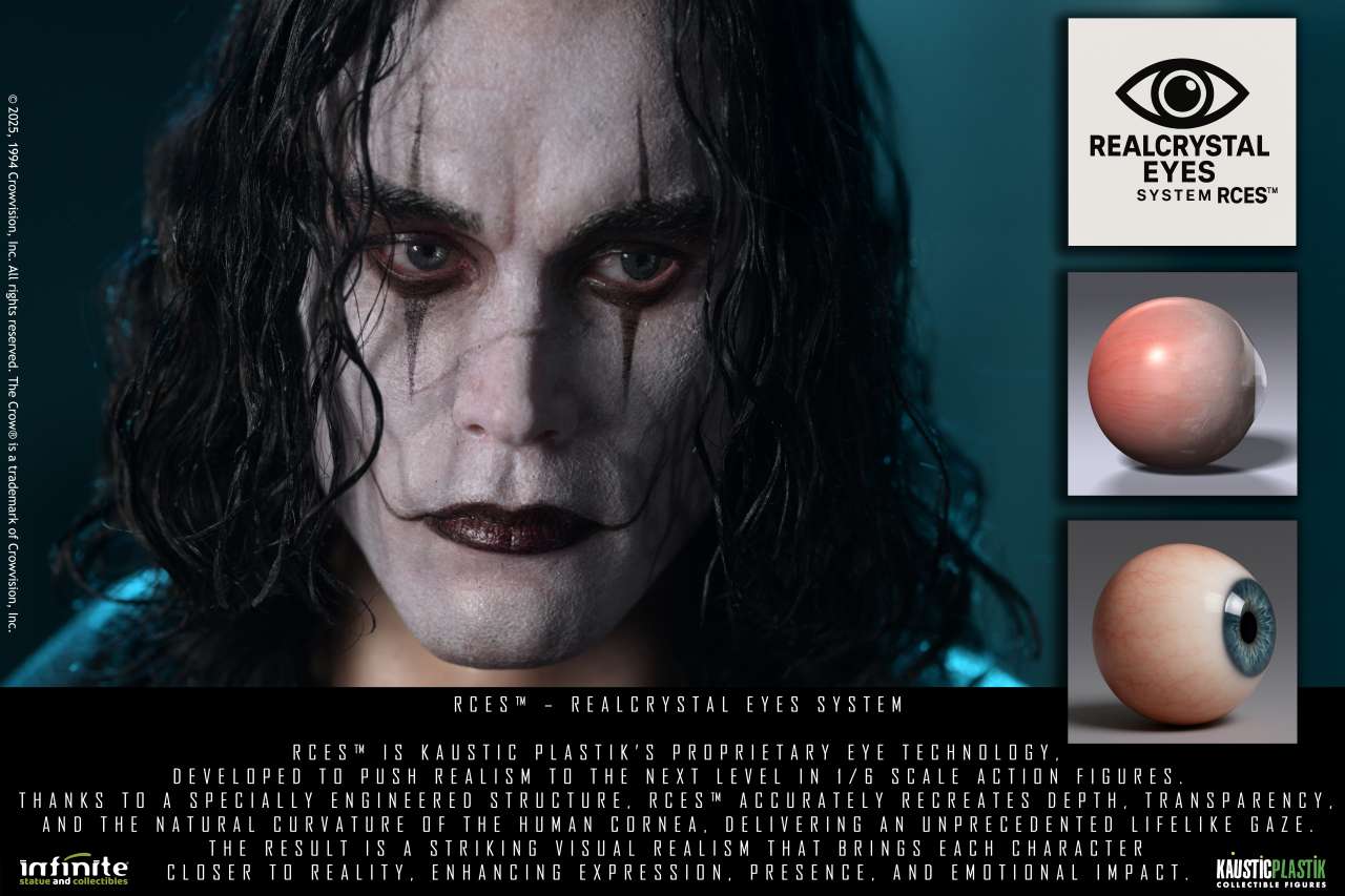 INFINITE STATUE - The Crow Eric Draven 1/6 Luxury Action Doll Deluxe Gold Edition