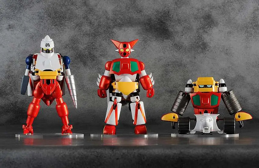 FREEING - Getter Robo Dynamic Change Getter Robo Mini Fig Set