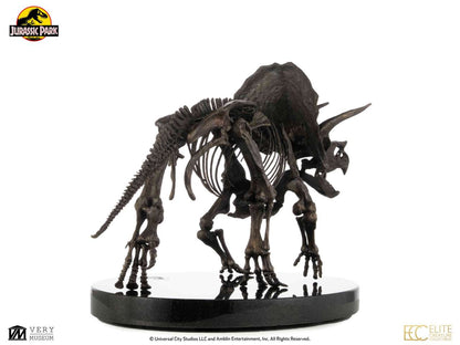 ECC - Jurassic Park Triceratops Fossil Skeleton 1:12 Bronze Statue