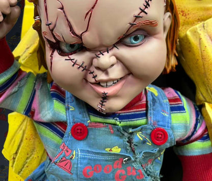 HOLLYWOOD COLLECTIBLE - Bride Of Chucky - Chucky Half Size Wall Sculpture