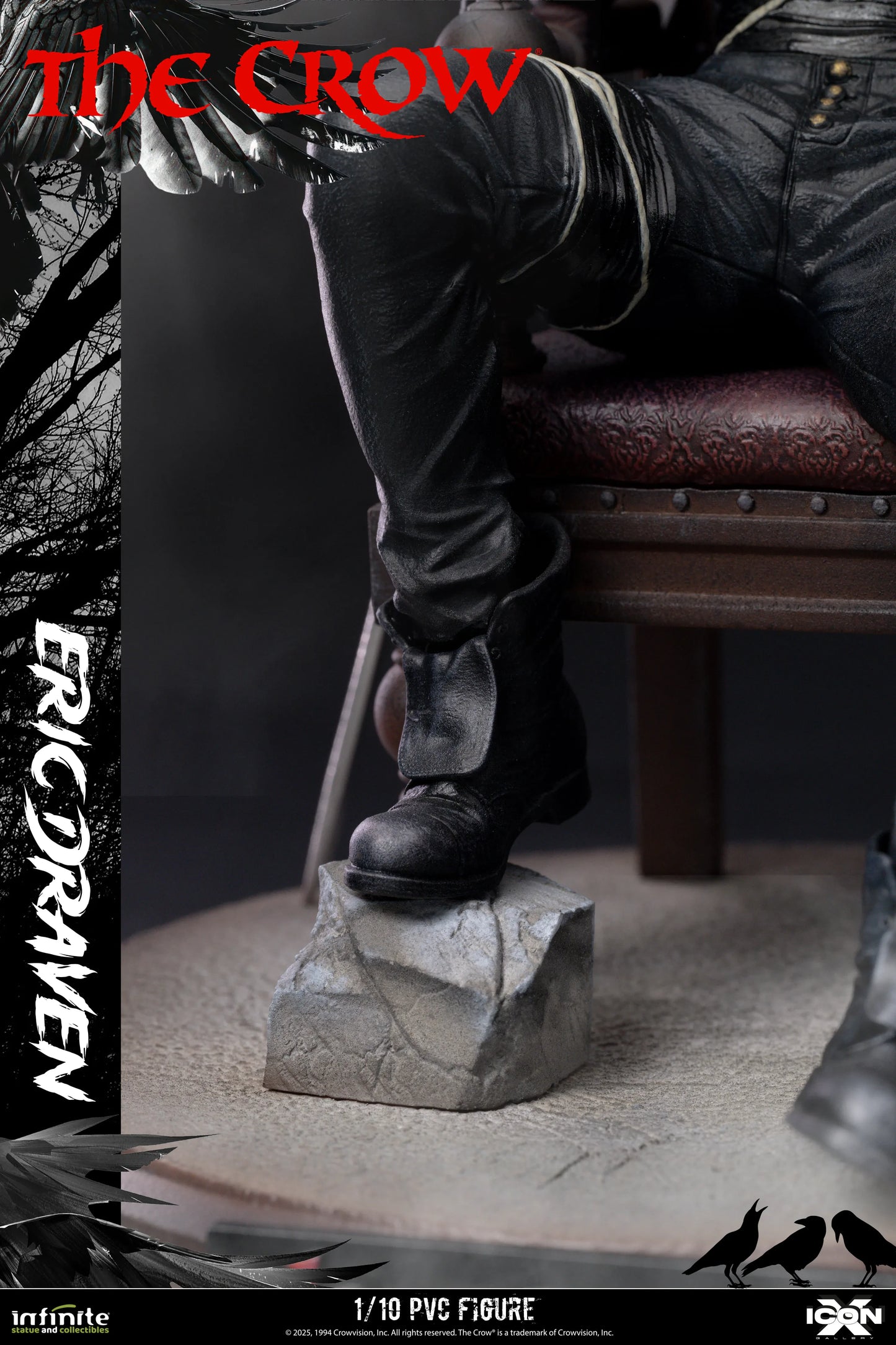 INFINITE STATUE - The Crow Eric Draven Icon X 1/10 Pvc Figure