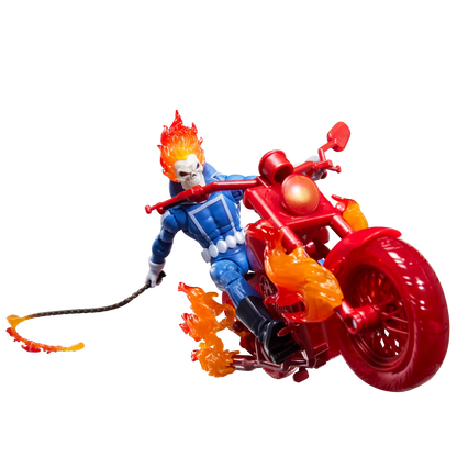 HASBRO - Marvel Legends Ghost Rider Jhonny Blaze With Bike Action Figure