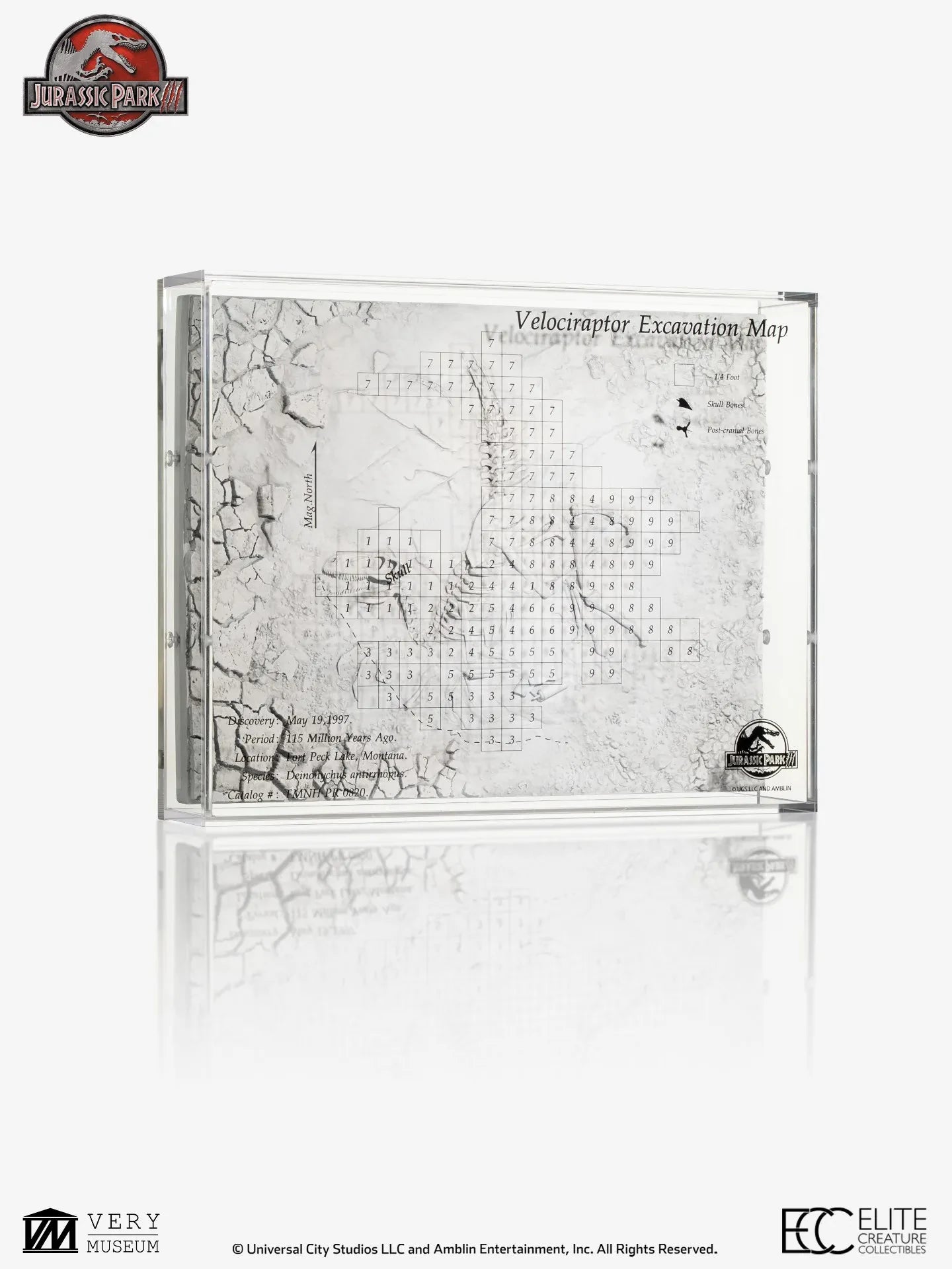 ECC - Jurassic Park 3 Velociraptor Excavation Map