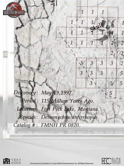 ECC - Jurassic Park 3 Velociraptor Excavation Map