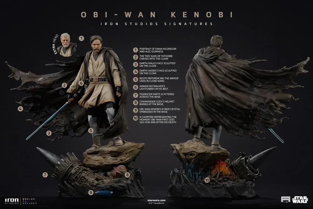 IRON STUDIOS - Star Wars Obi-wan Signatures 1/10 Statue