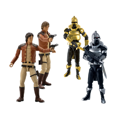 FACTORY ENTERTINMENT - Battlestar Galactica 3.75 Inch Wave 1 Action Figure Set (4)