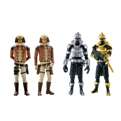 FACTORY ENTERTINMENT - Battlestar Galactica 3.75 Inch Wave 1 Action Figure Set (4)