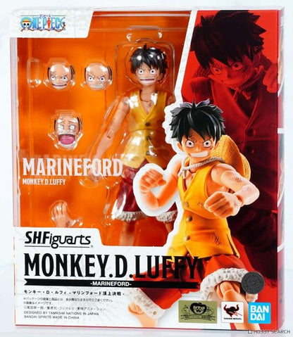 BANDAI - One Piece Monkey D.luffy Marineford Shf
