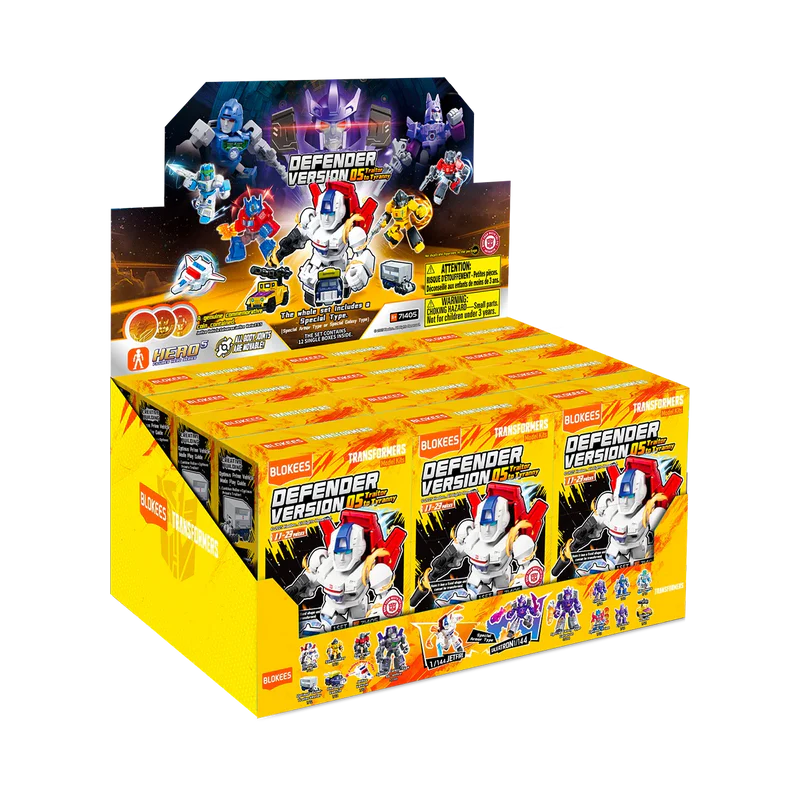 BLOKEES - Transformers Traitor To Tyranny Defender Version 05 Model Kit Blind Box Set (12)