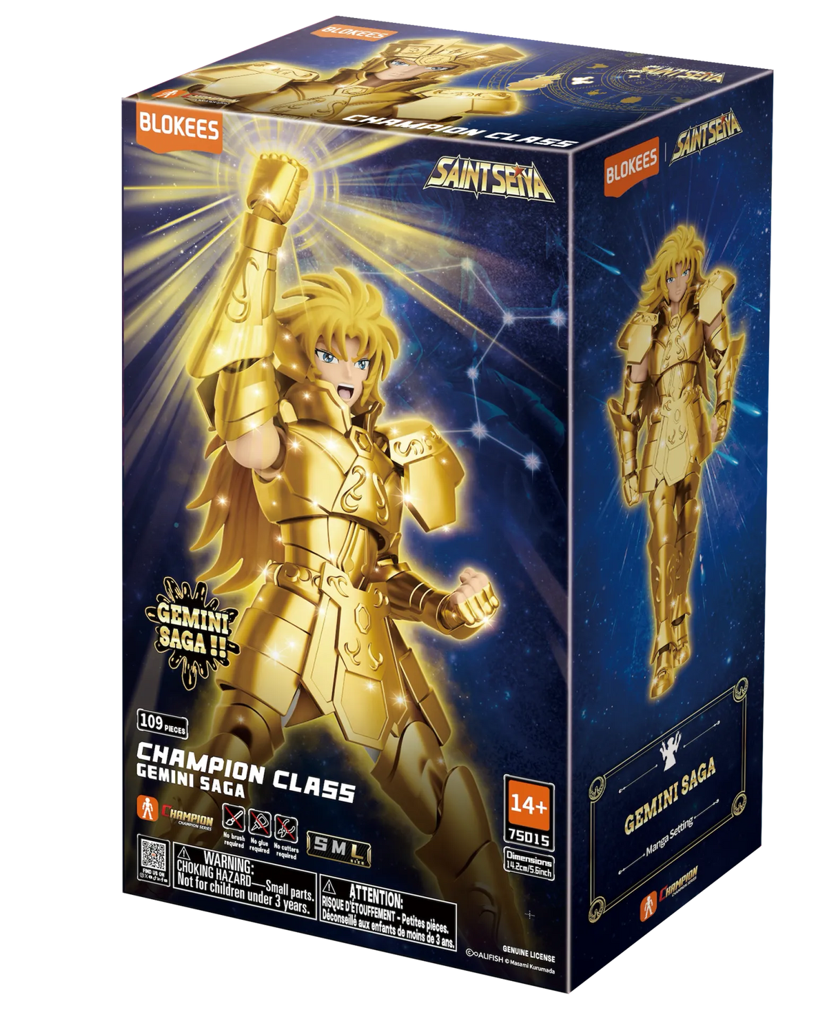 BLOKEES - Saint Seiya Gemini Saga Champion Class 13 Model Kit