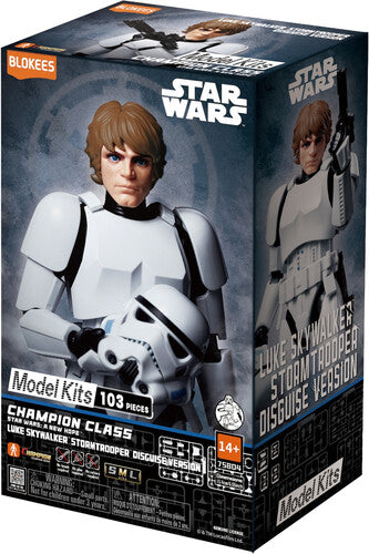 BLOKEES - Star Wars Episode Iv A New Hope Luke Skywalker Disguise Version Champion Class 04 Model Kit