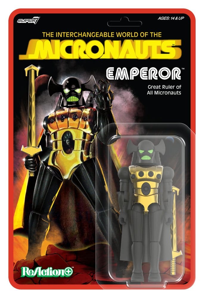 SUPER 7 - Micronauts Wave 03 Emperor Reaction+ Figure