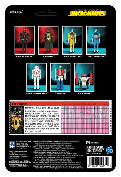 SUPER 7 - Micronauts Wave 03 Emperor Reaction+ Figure