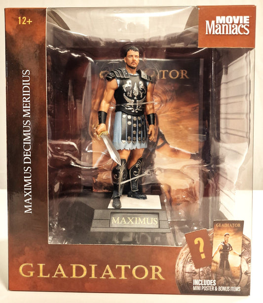 Mc FARLANE TOYS - Movie Maniacs Maximus Decimus Meridius Gladiator 6" Posed Figure