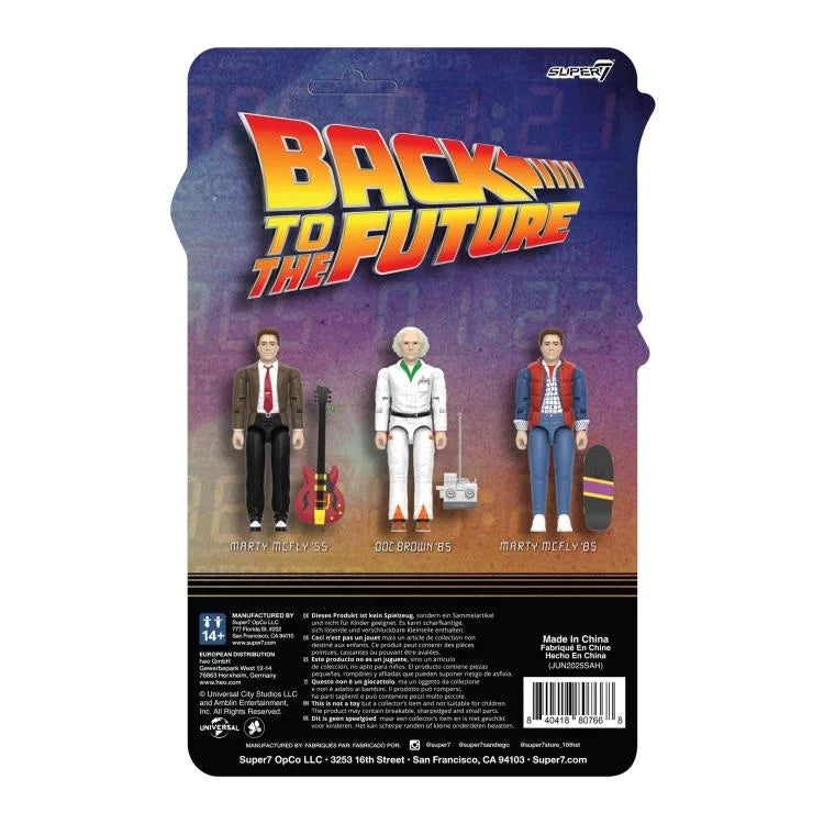SUPER 7 - Back To The Future Wave 1 Doc Brown '85 Reaction+ Figure