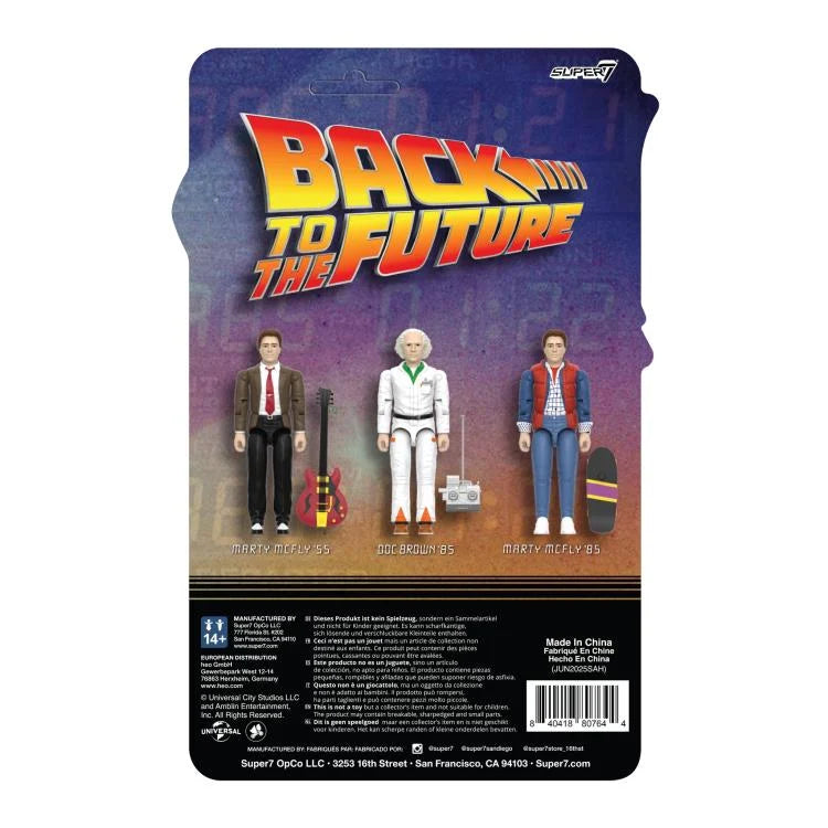 SUPER 7 - Back To The Future Wave 1 Marty Mcfly '85 Reaction+ Figure