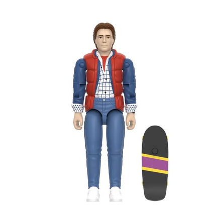 SUPER 7 - Back To The Future Wave 1 Marty Mcfly '85 Reaction+ Figure