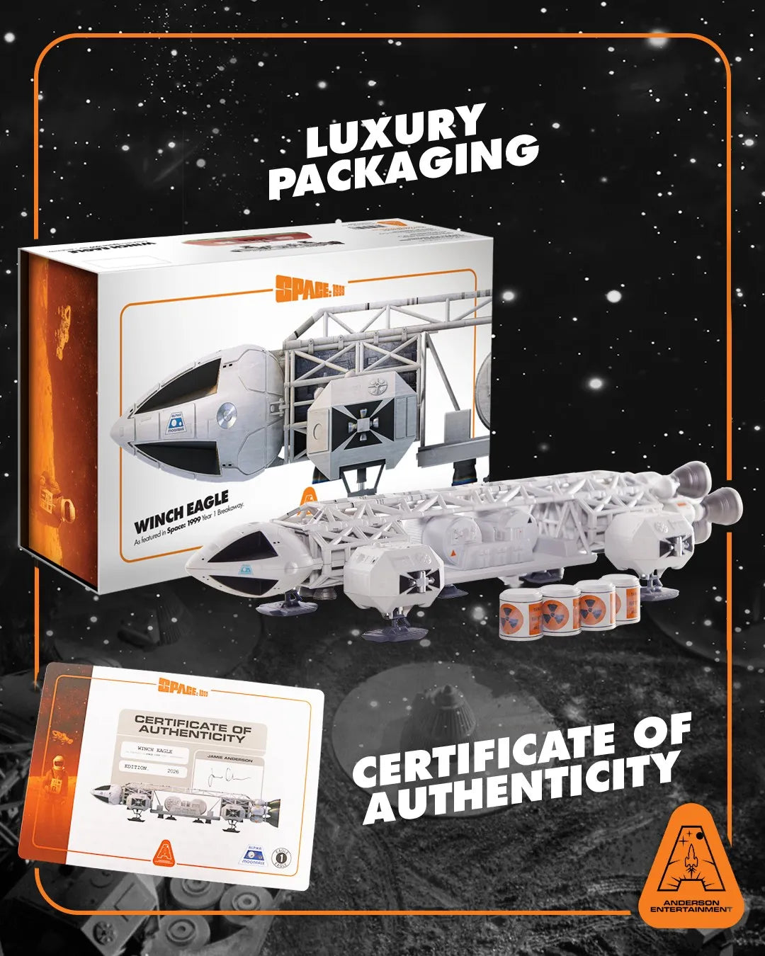 Anderson Entertainment - Space 1999 Eagle Wich Module Die-cast Limited Edition