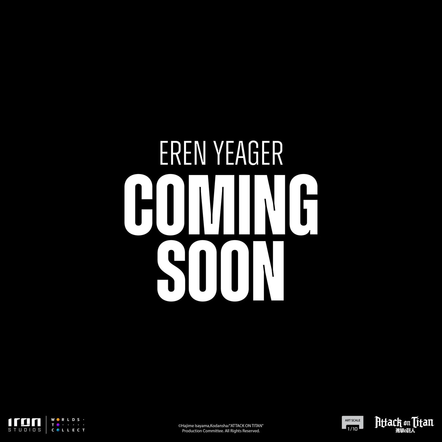 IRON STUDIOS - Attack On Titan Eren Yeager 1/10 Statue
