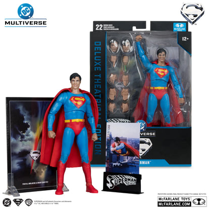 Mc FARLANE TOYS - Dc Theatrical Dlx superman  1978 7inch Action Figure