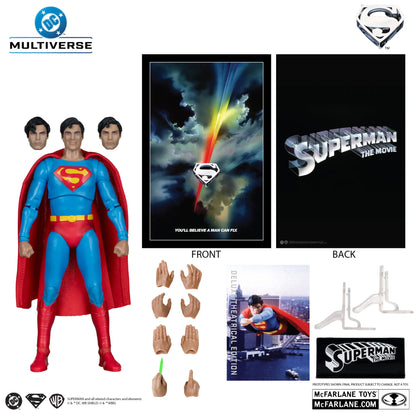 Mc FARLANE TOYS - Dc Theatrical Dlx superman  1978 7inch Action Figure