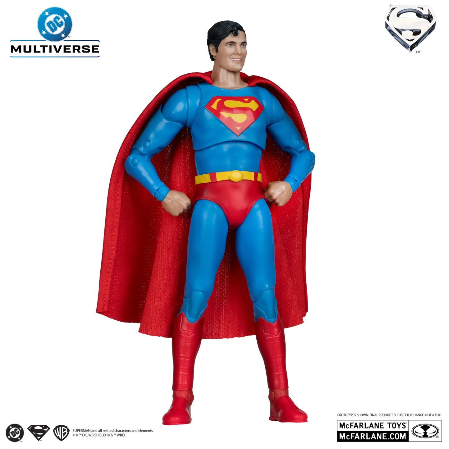 Mc FARLANE TOYS - Dc Theatrical Dlx superman  1978 7inch Action Figure