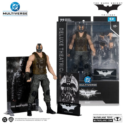 Mc FARLANE TOYS - Dc Theatrical Dlx bane -the Dark Knight Rises- 7inch Action Figure