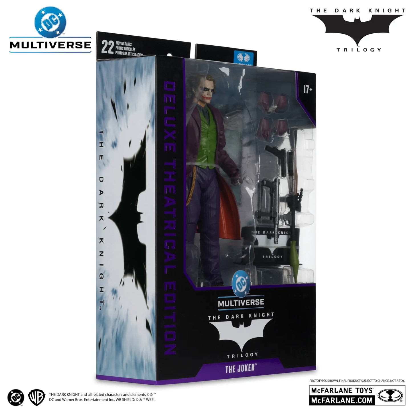 Mc FARLANE TOYS - Dc Theatrical Dlx joker -the Dark Knight Rises- 7inch Action Figure