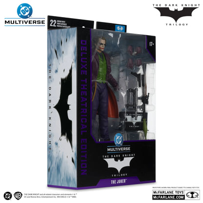 Mc FARLANE TOYS - Dc Theatrical Dlx joker -the Dark Knight Rises- 7inch Action Figure