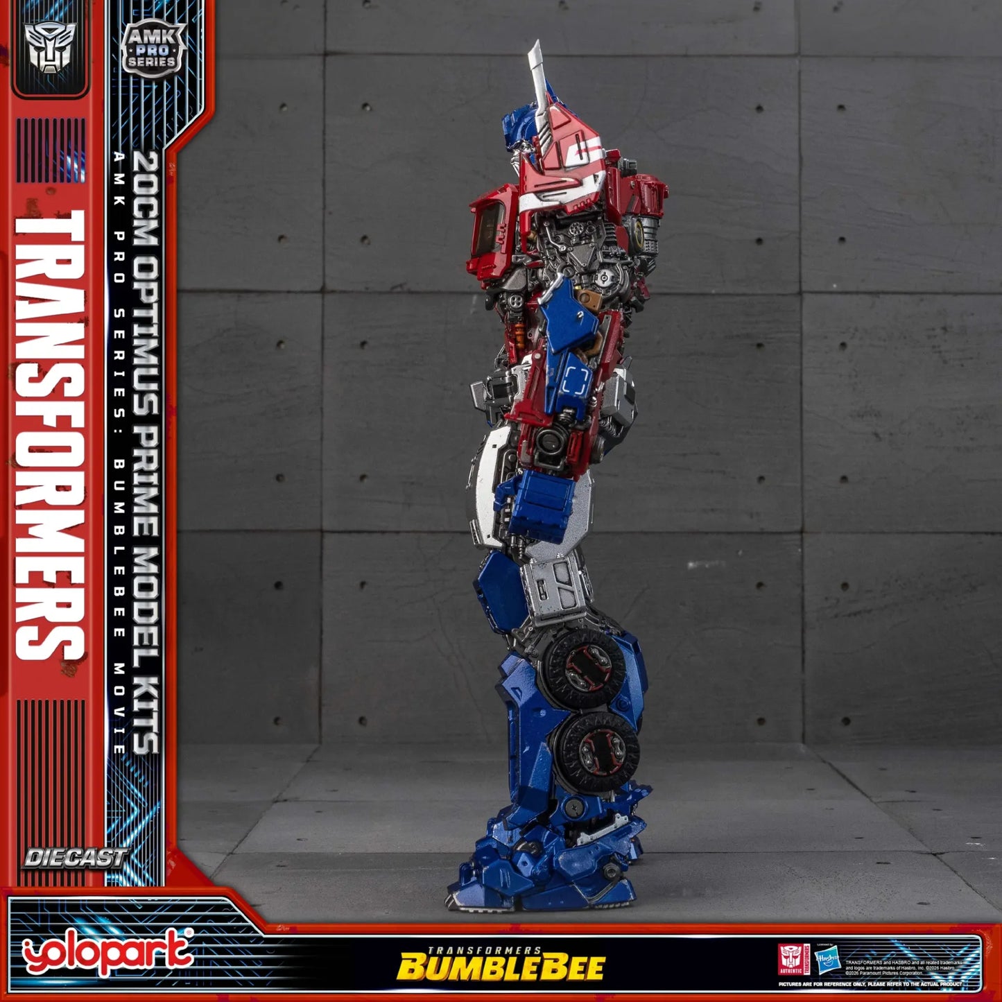 YOLOPARK - Transformers Bumblebee Movie Optimus Prime Earth Mode Amk Pro Model Kit