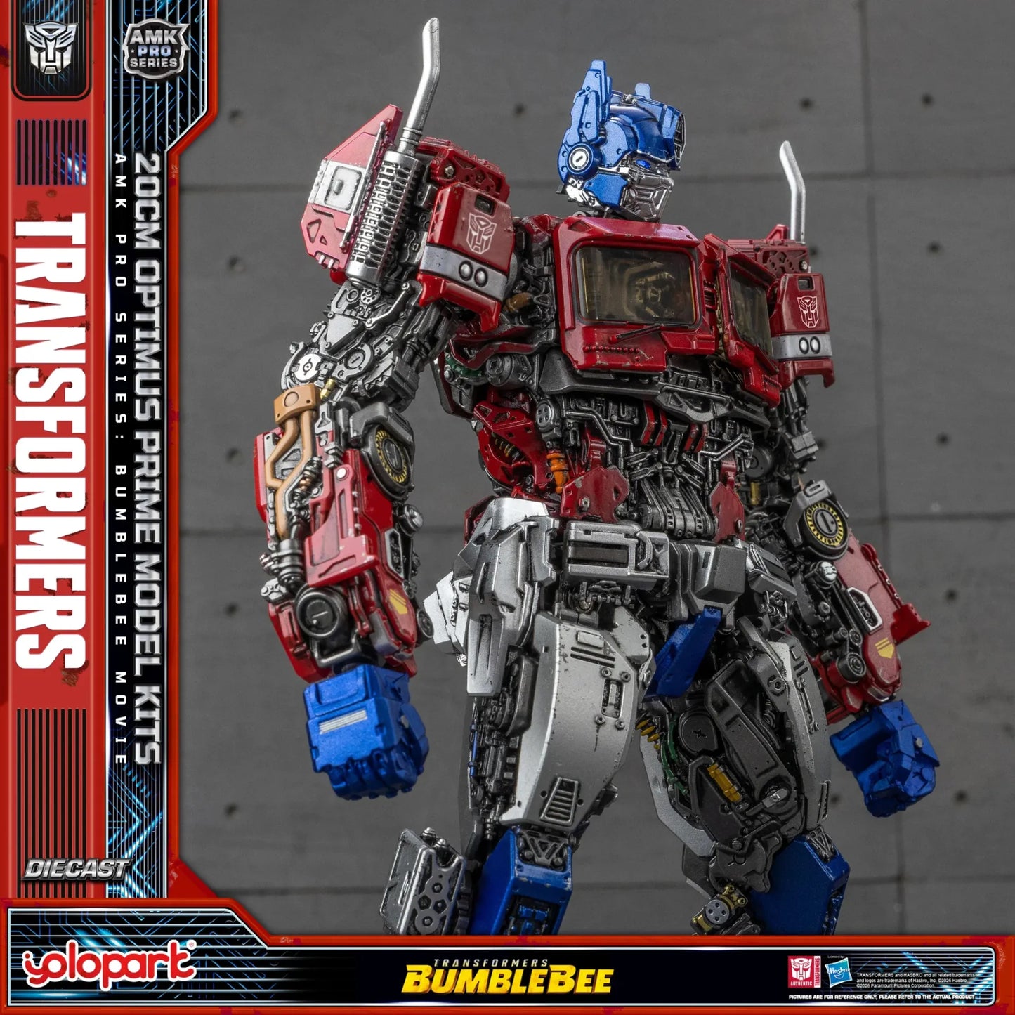 YOLOPARK - Transformers Bumblebee Movie Optimus Prime Earth Mode Amk Pro Model Kit