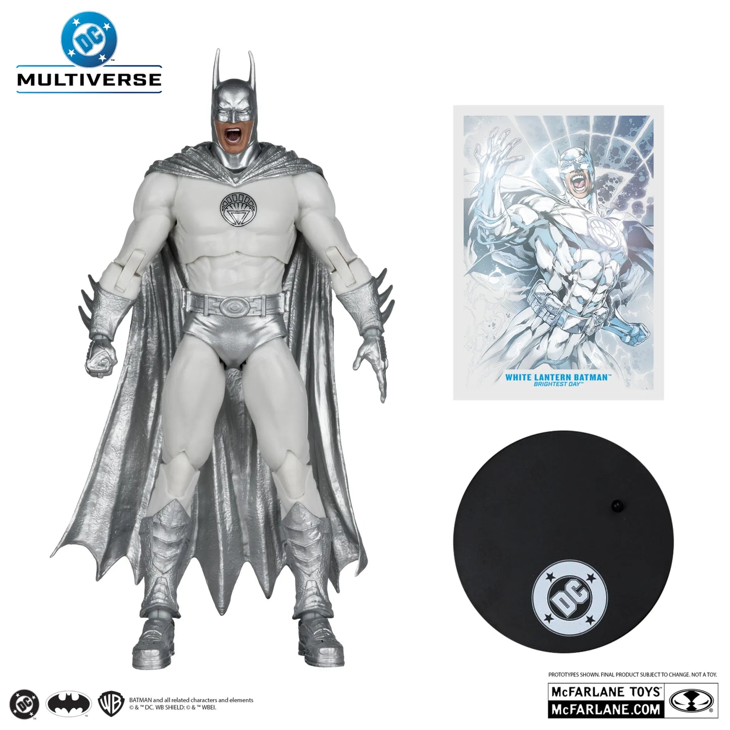 Mc FARLANE TOYS - Dc Batman 7inch White Lantern Batman Brightest Day Action Figure