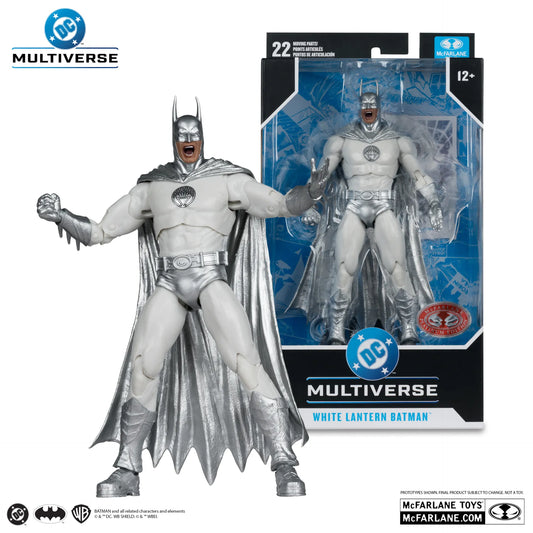 Mc FARLANE TOYS - Dc Batman 7inch White Lantern Batman Brightest Day Action Figure