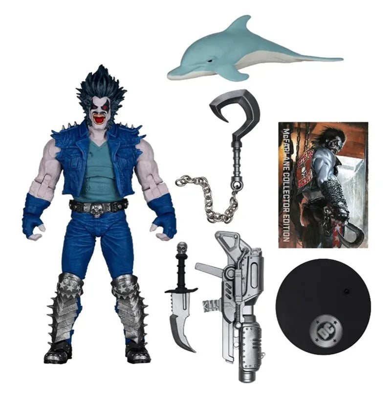 Mc FARLANE TOYS - Dc Mcfarlane Collector Edition Wave 14 7inch Lobo Chase Action Figure