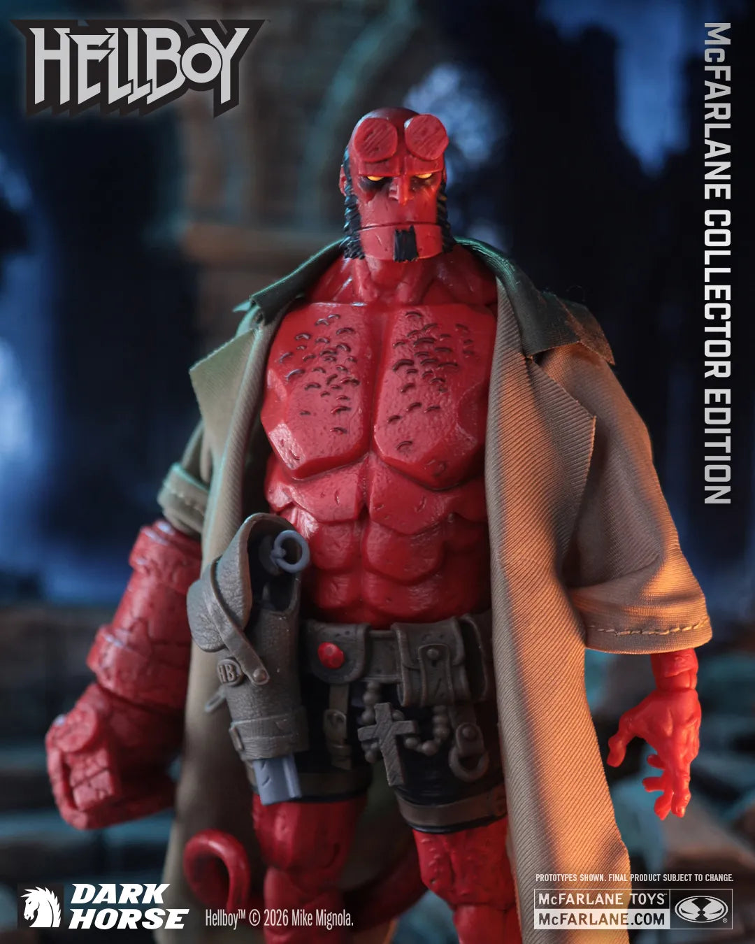 Mc FARLANE TOYS - Mcfarlane Coll Edition 7inch Hellboy Action Figure