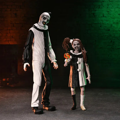 NECA - Terrifier 2 Art The Clown & Little Pale Girl Ultimate Af 2-pack