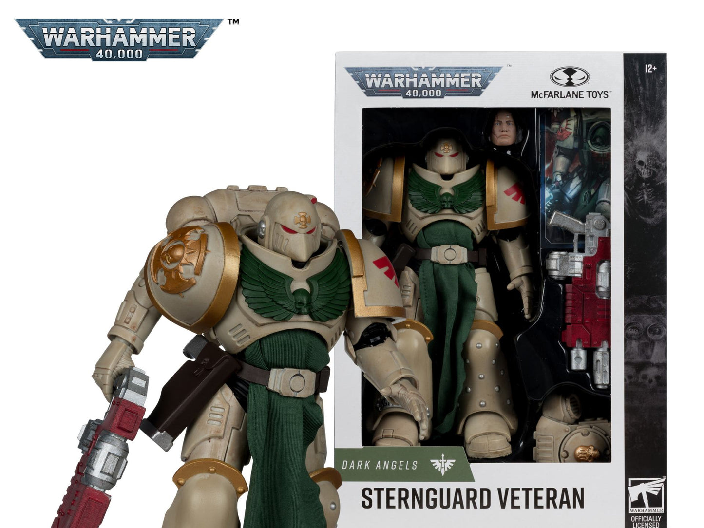 Mc FARLANE TOYS - Warhammer 40000 7inch Wv12 Sternguard Veteran Space Marine Action Figure