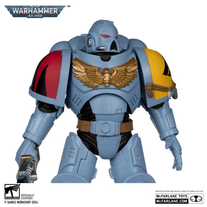 Mc FARLANE TOYS - Warhammer 40000 7inch Wv12 Space Wolves Grey Hunter Action Figure
