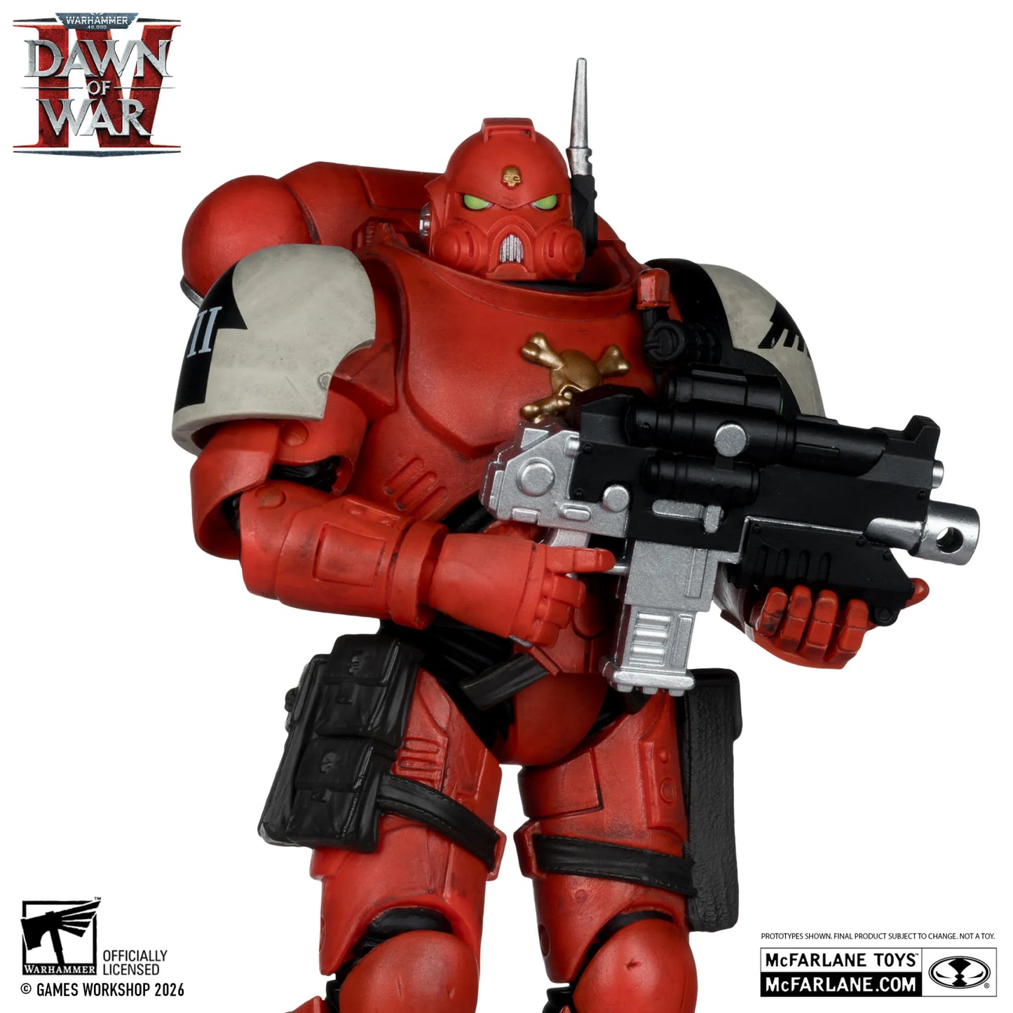 MC FARLANE TOYS - warhammer 40000 7inch  wv12 blood ravens sergeant  infiltrator (dawn of  war 4) action figure