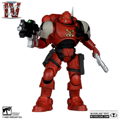 MC FARLANE TOYS - warhammer 40000 7inch  wv12 blood ravens sergeant  infiltrator (dawn of  war 4) action figure