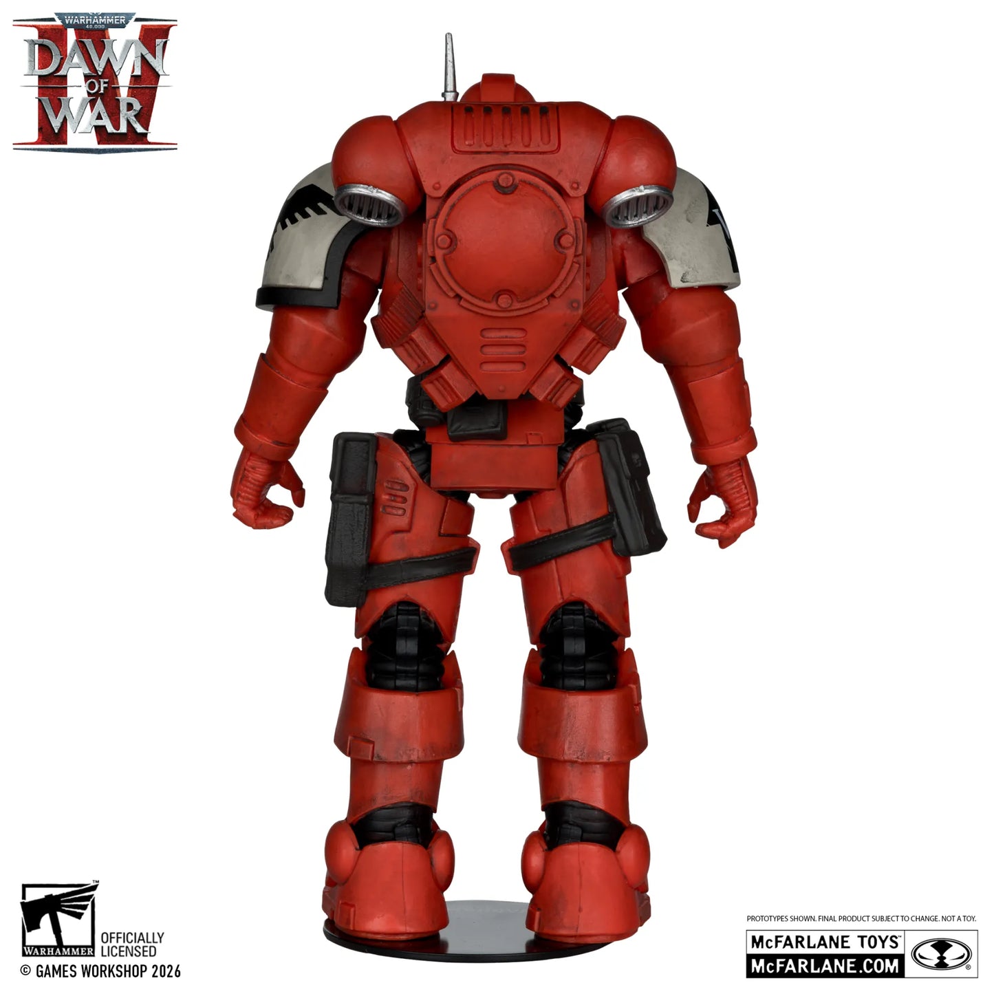 MC FARLANE TOYS - warhammer 40000 7inch  wv12 blood ravens sergeant  infiltrator (dawn of  war 4) action figure