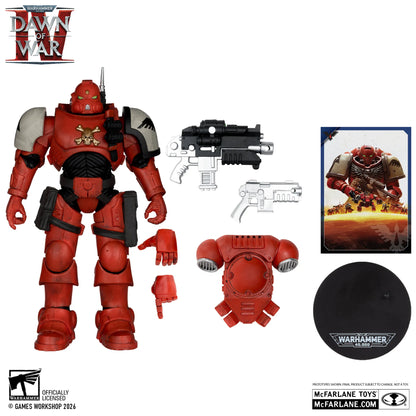 MC FARLANE TOYS - warhammer 40000 7inch  wv12 blood ravens sergeant  infiltrator (dawn of  war 4) action figure
