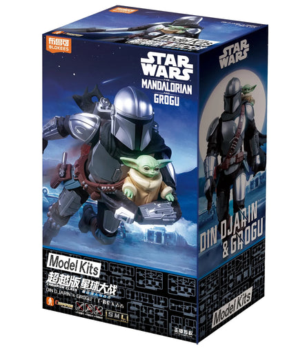 BLOKEES - Star Wars The Mandalorian Din Djarin & Grogu Champion Class 05 Modle Kit