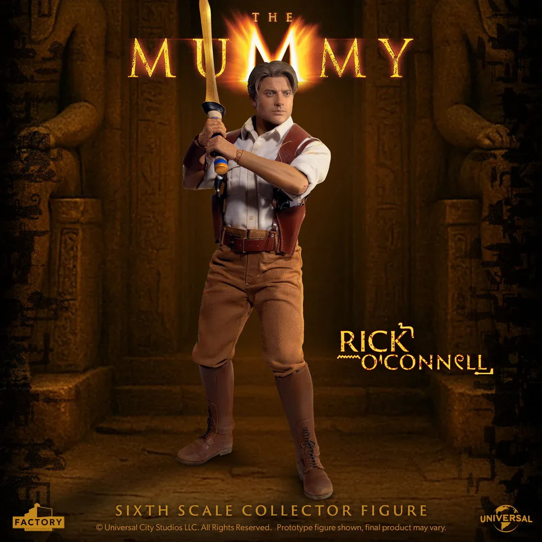 FACTORY ENT. - The Mummy Rick O'connell Sixth Scale Figure