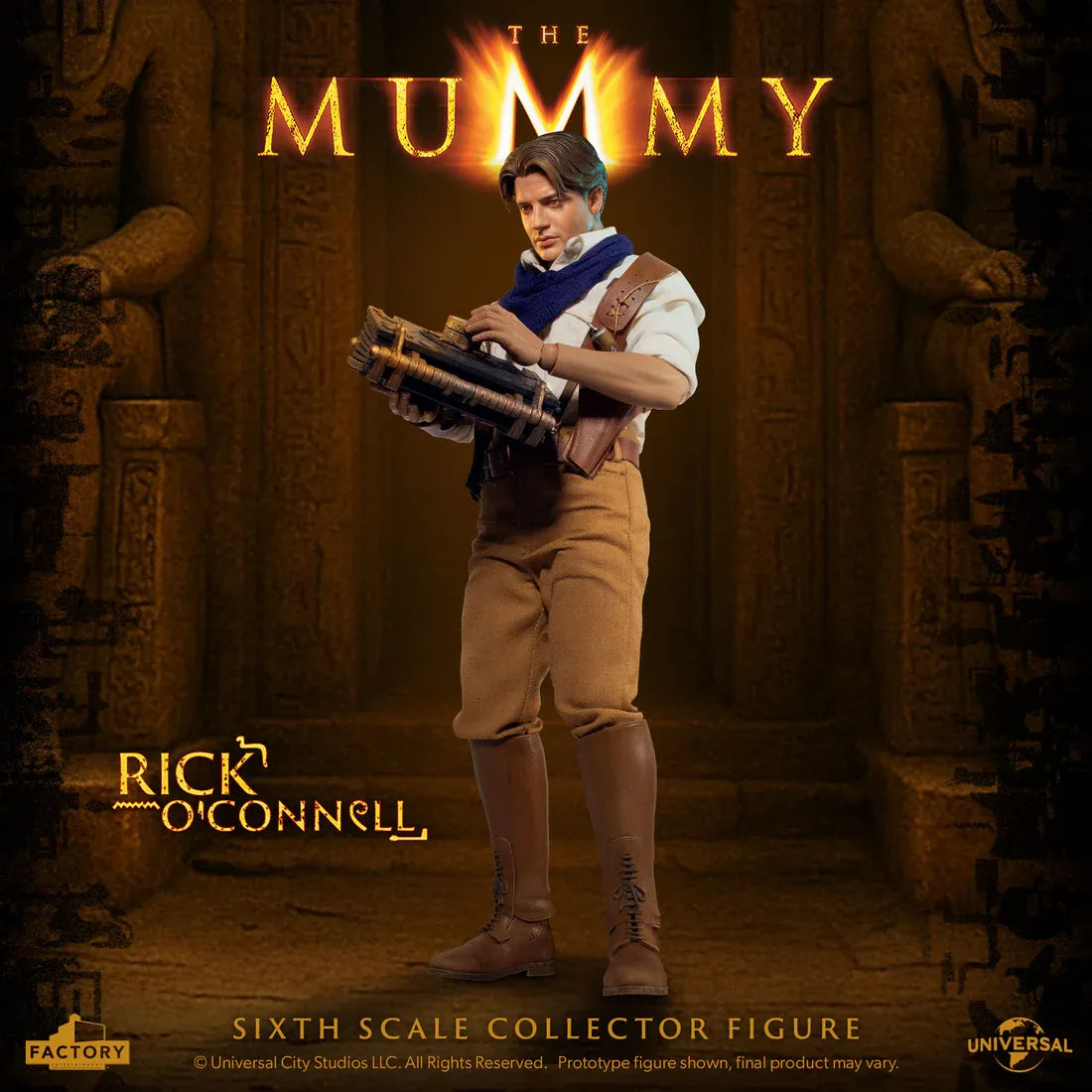 FACTORY ENT. - The Mummy Rick O'connell Sixth Scale Figure