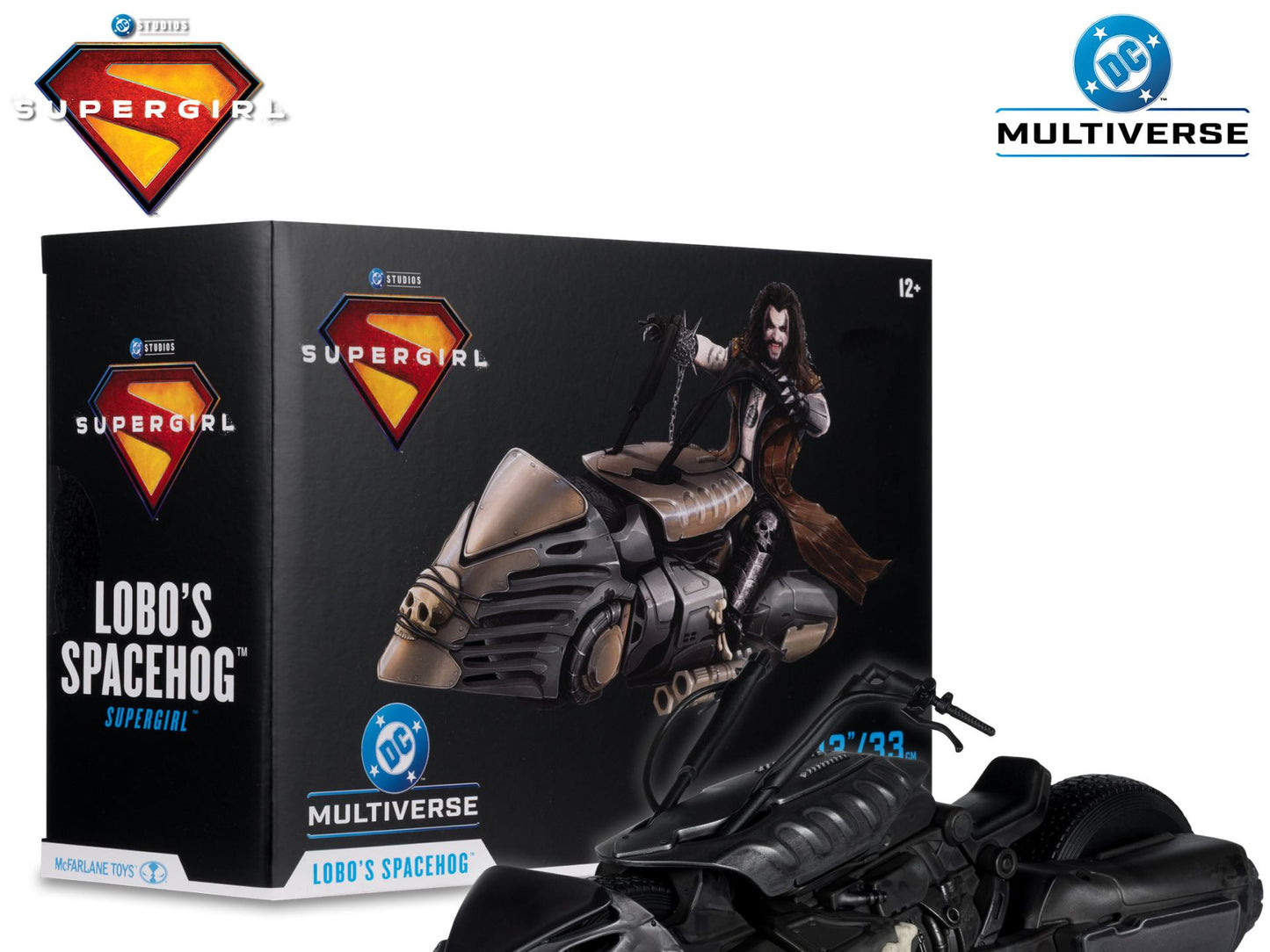 Mc FARLANE TOYS - Dc Theatrical Vehicles Supergirl Movie Lobo Spacehog