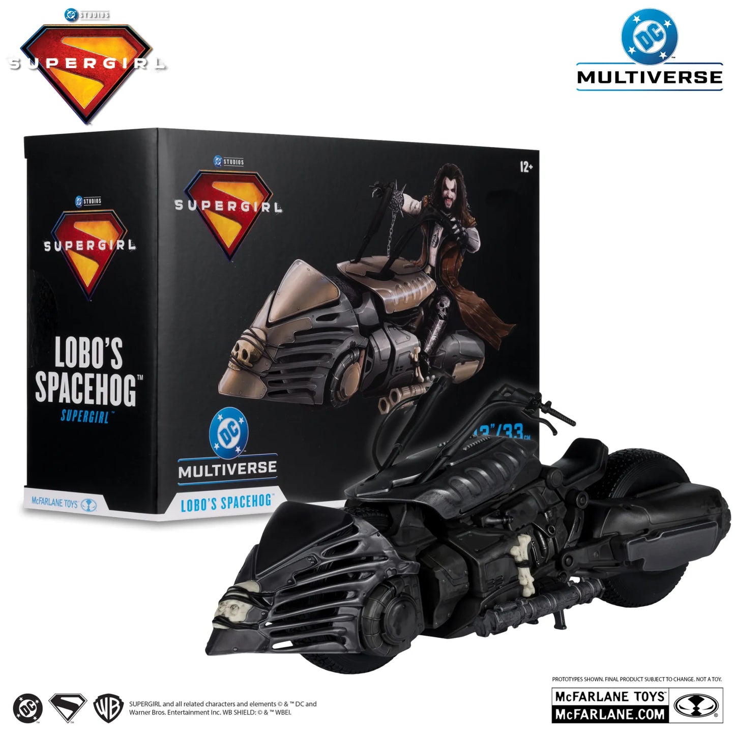 Mc FARLANE TOYS - Dc Theatrical Vehicles Supergirl Movie Lobo Spacehog