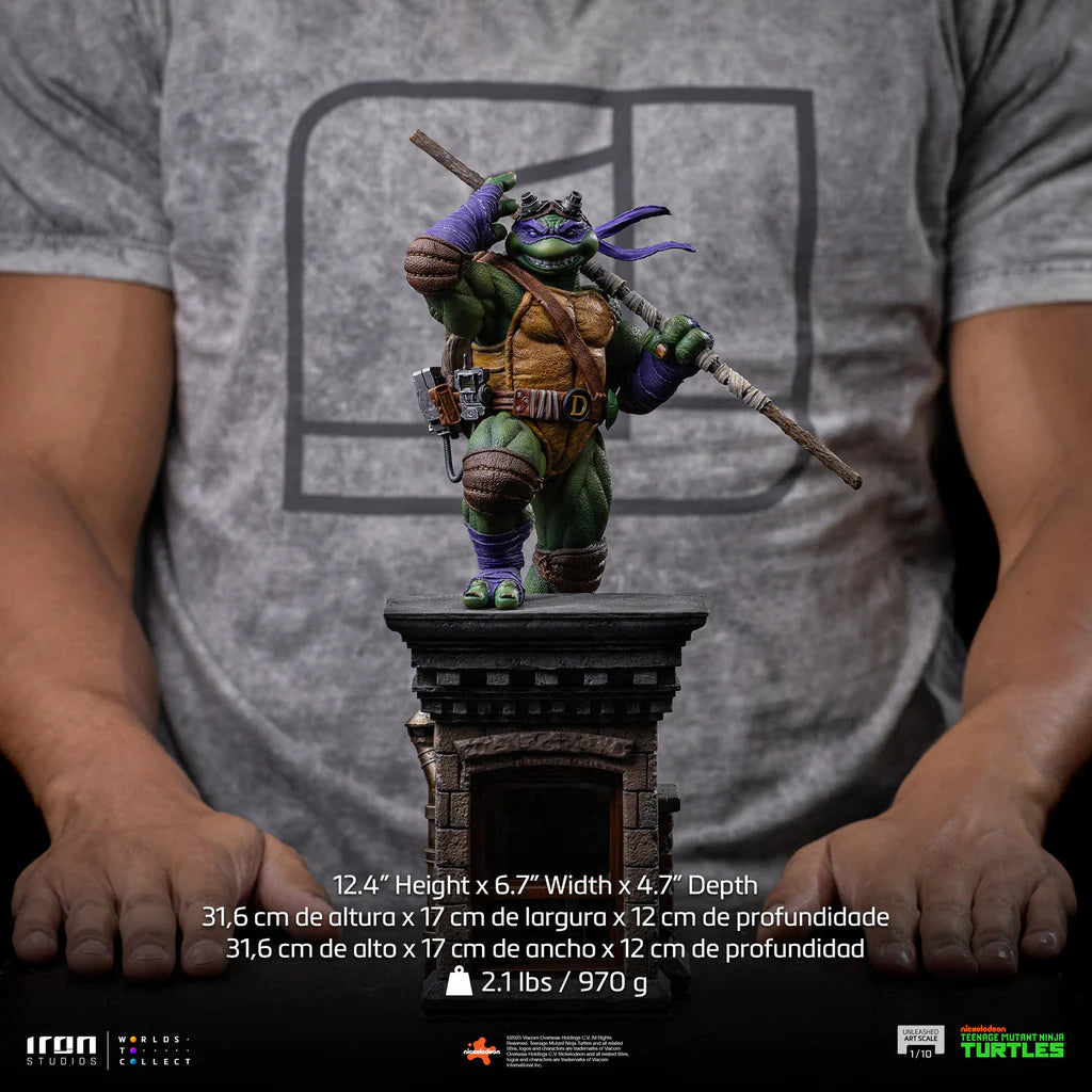IRON STUDIOS - Teenage Mutant Ninja Turtles Donatello Unleashed 1/10 Statue