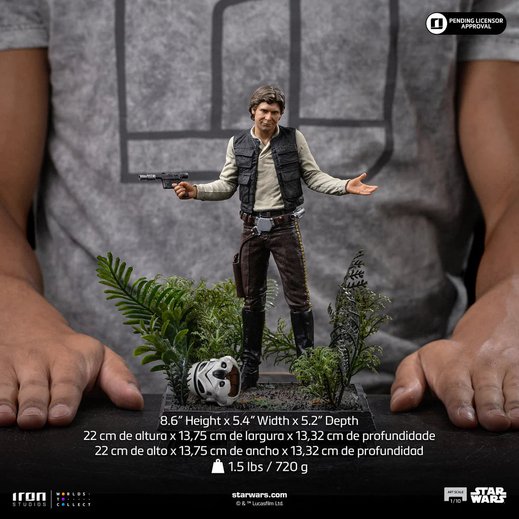 IRON STUDIOS - Star Wars Episode 6 Han Solo 1/10 Statue