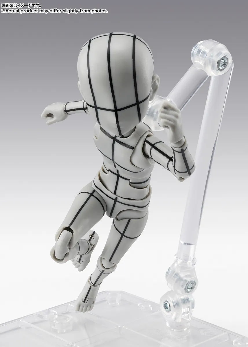 BANDAI - Body-kun Ken Sugimori Edition Wireframe(gray) Shf